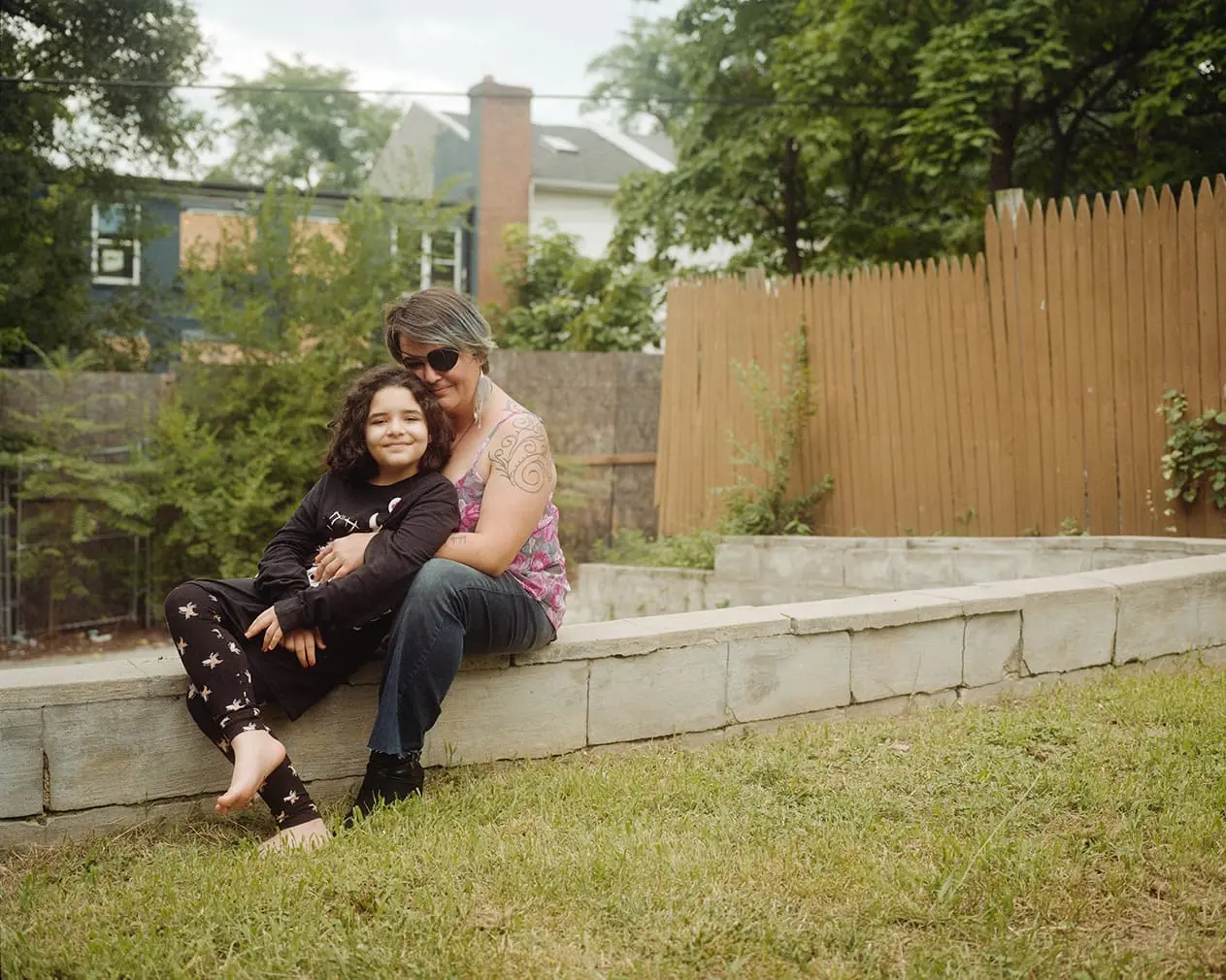 Linda Tirado, photographed with her daughter in Washington, D.C in 2022.